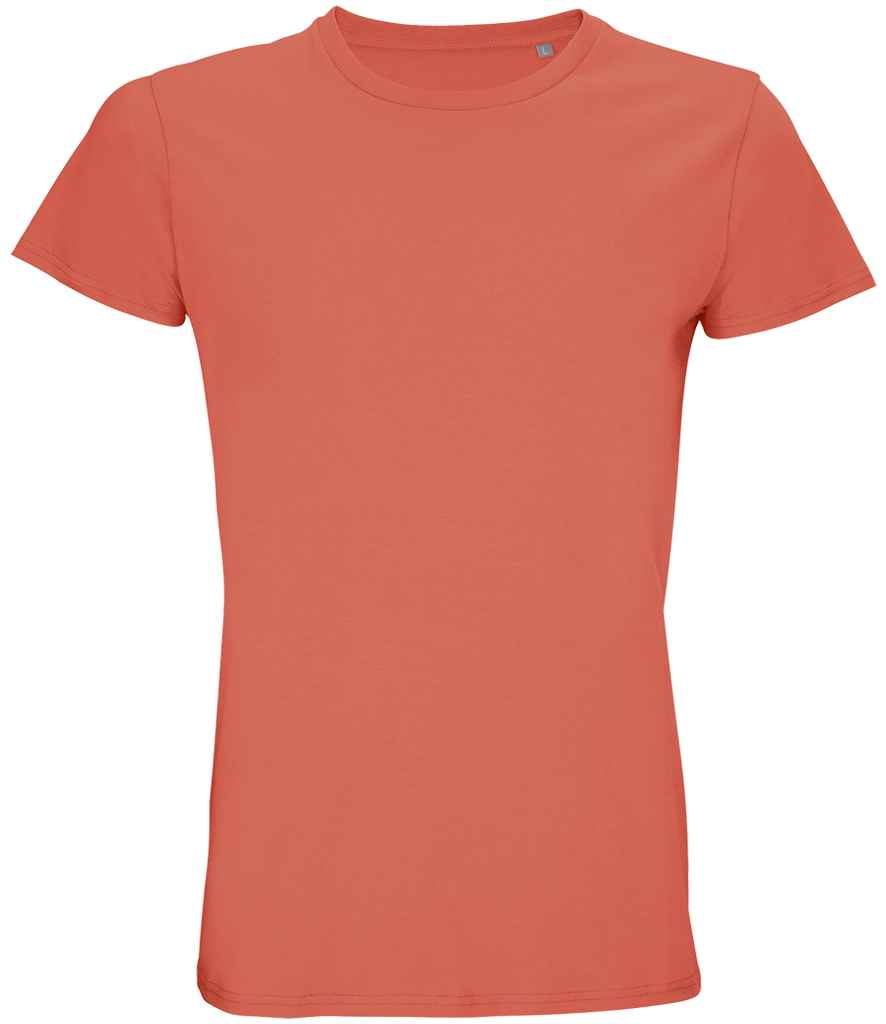 SOL'S Crusader Organic T-Shirt in Pop Orange, front view