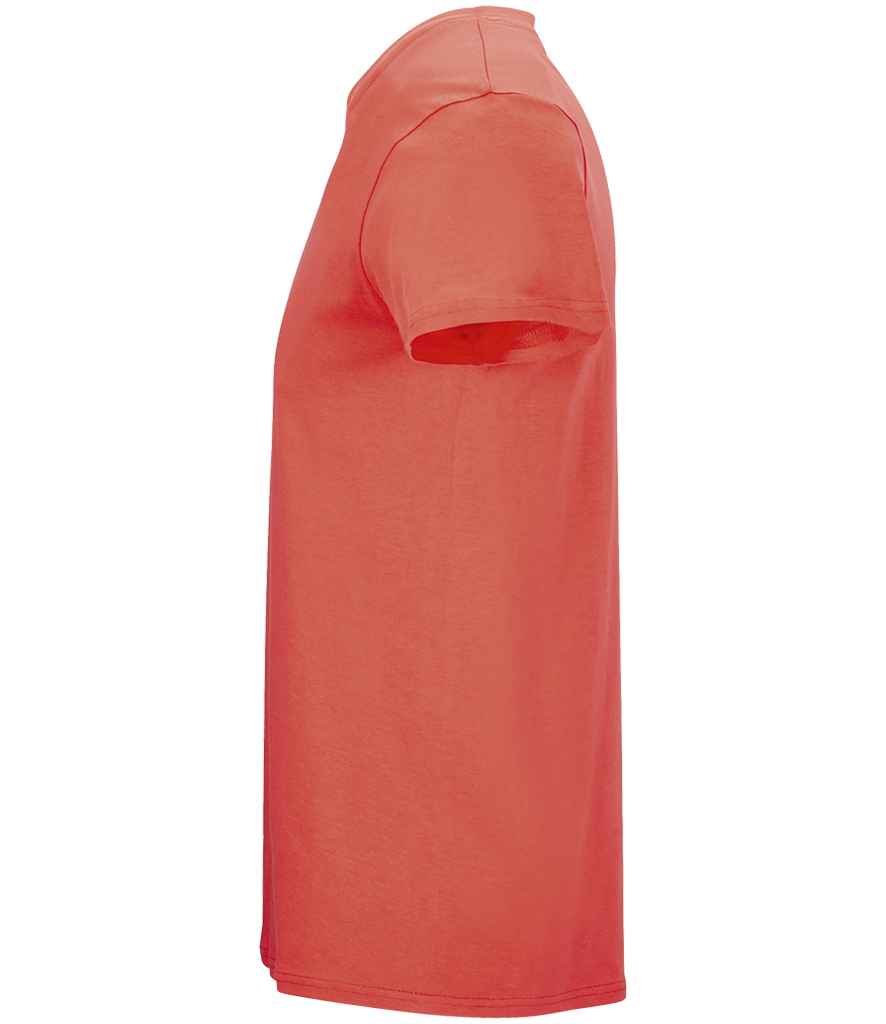 SOL'S Crusader Organic T-Shirt in Pop Orange, side view