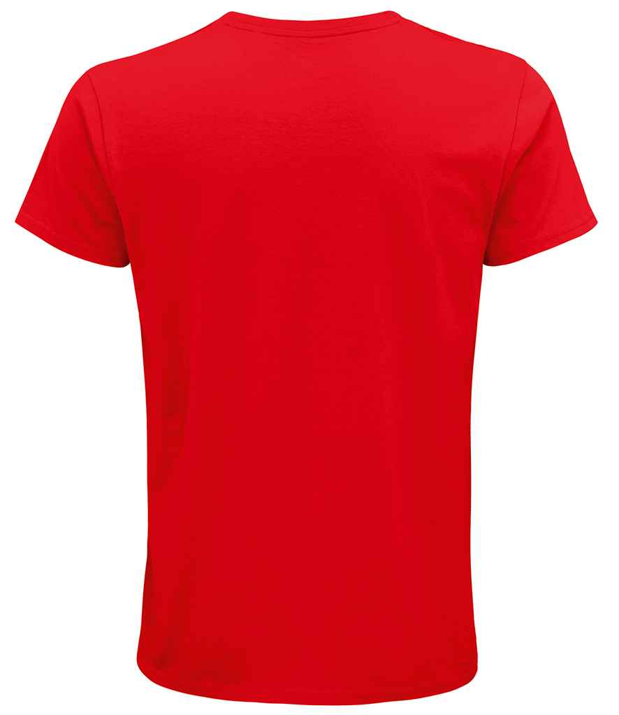 SOL'S Crusader Organic T-Shirt in Red, back view