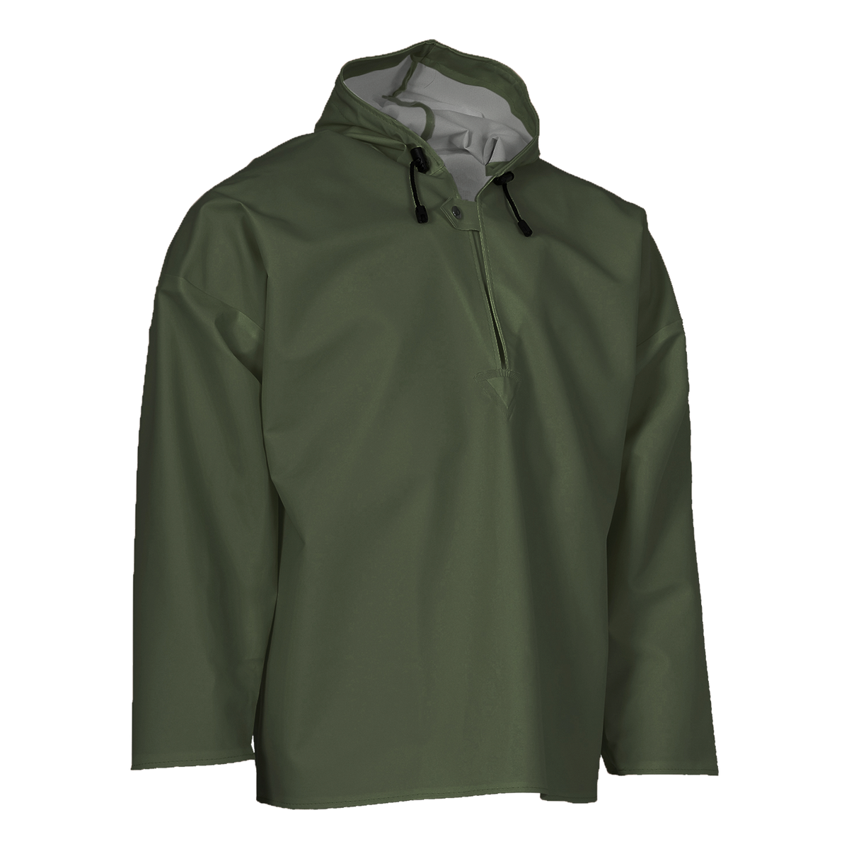 ELKA Rainwear Smock in Olive, front view