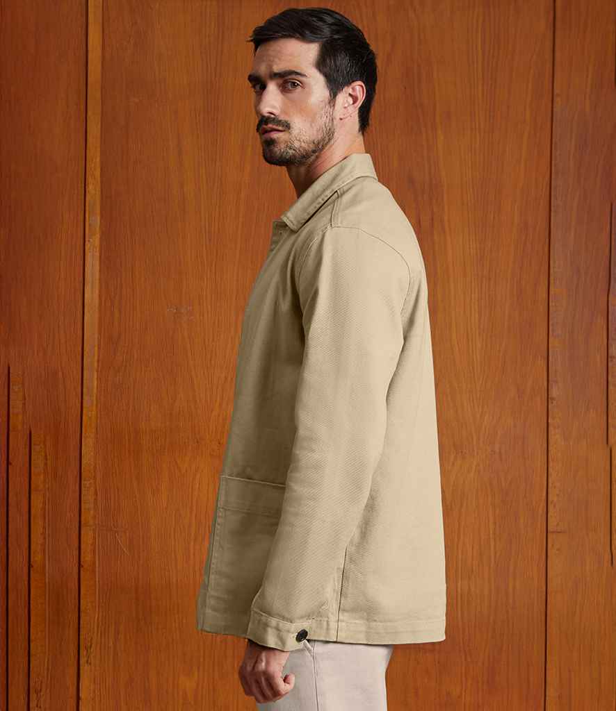 NEOBLU Mael Workwear Utility Jacket in Light Brown