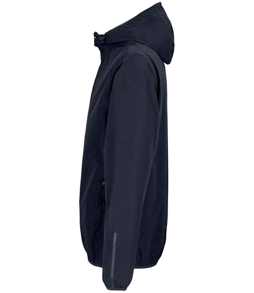 NEOBLU Unisex Andrea Waterproof Windbreaker Jacket in Night Blue, side view
