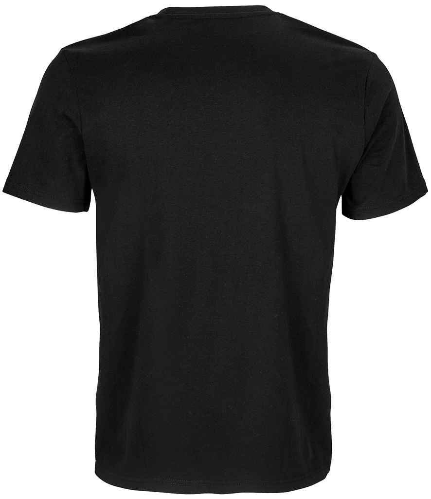 SOL'S Unisex Odyssey Recycled T-Shirt in Recycled Black, back view