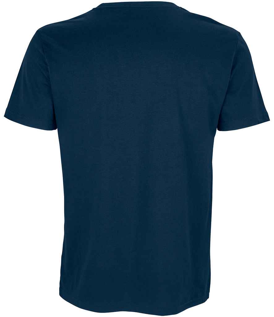 SOL'S Unisex Odyssey Recycled T-Shirt in Recycled Navy, back view