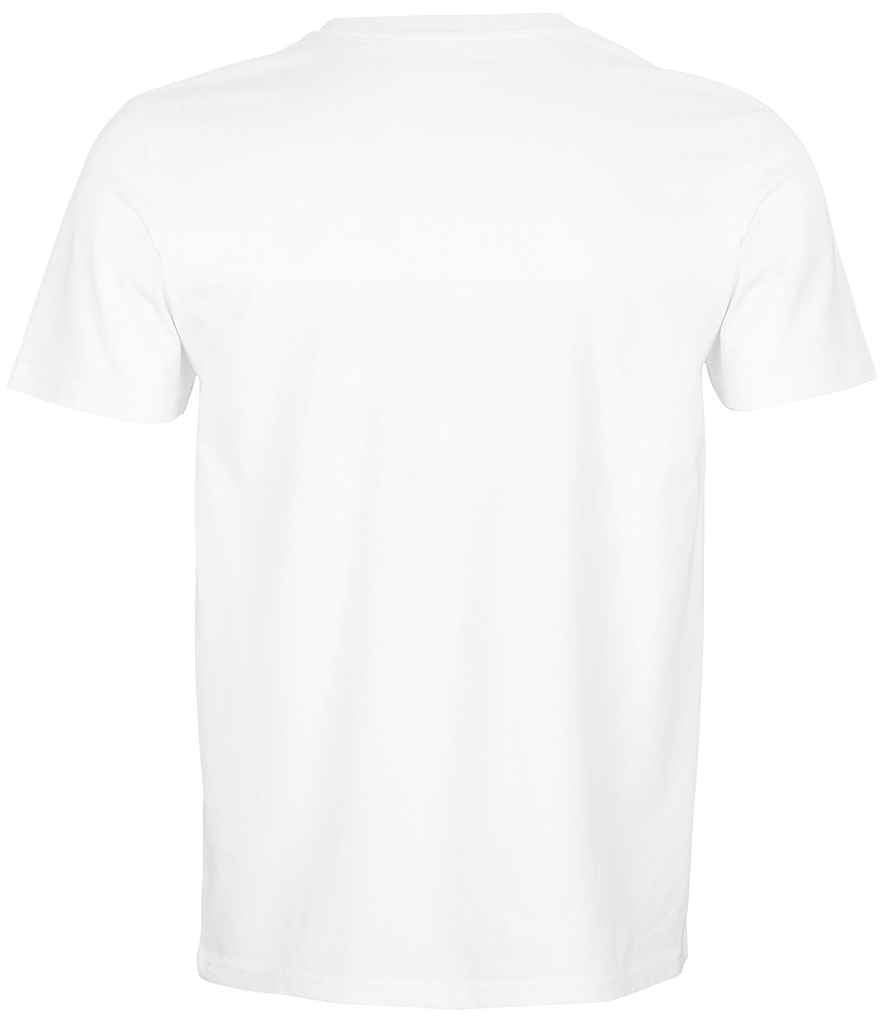 SOL'S Unisex Odyssey Recycled T-Shirt in Recycled White, back view