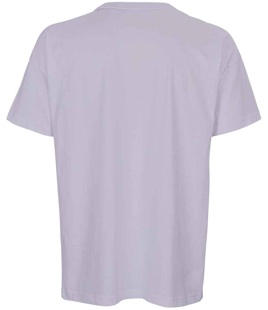 SOL'S Boxy Oversized Organic T-Shirt in Lilac, back view