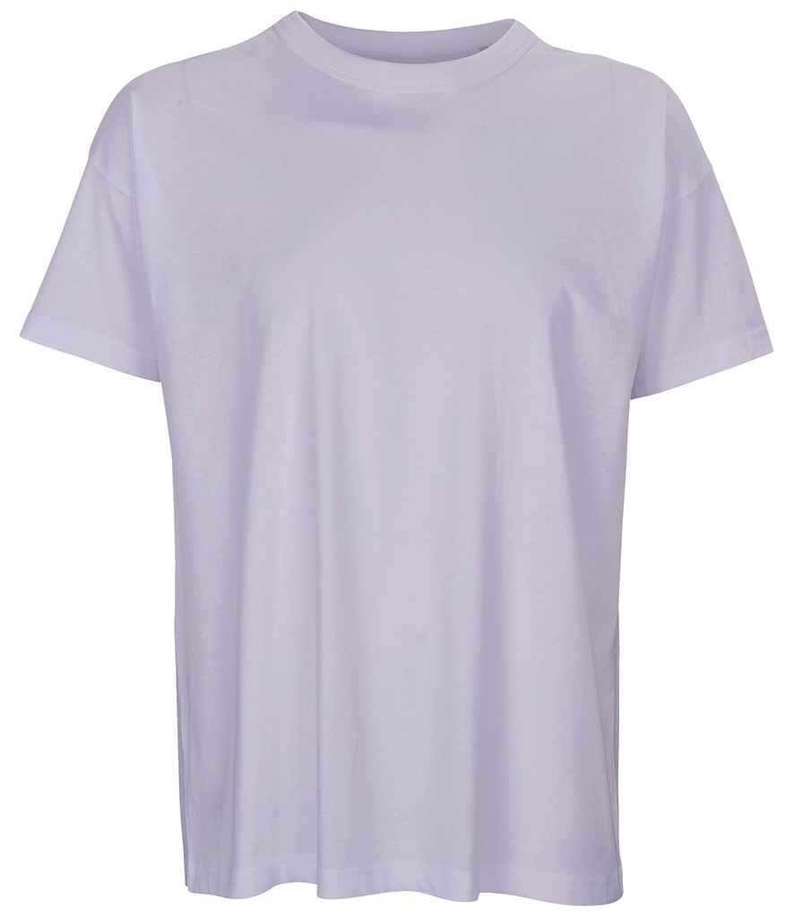 SOL'S Boxy Oversized Organic T-Shirt in Lilac, front view