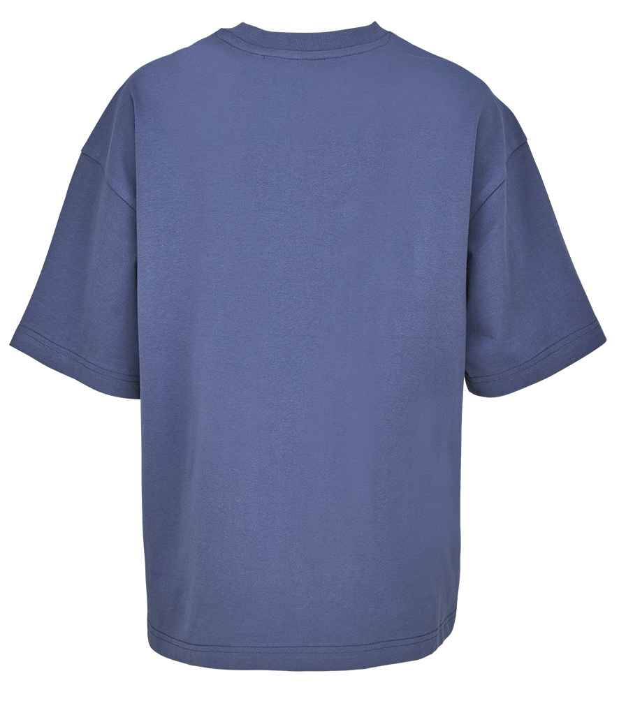 SOL'S Ladies Boxy Oversized Organic T-Shirt in Denim, back view