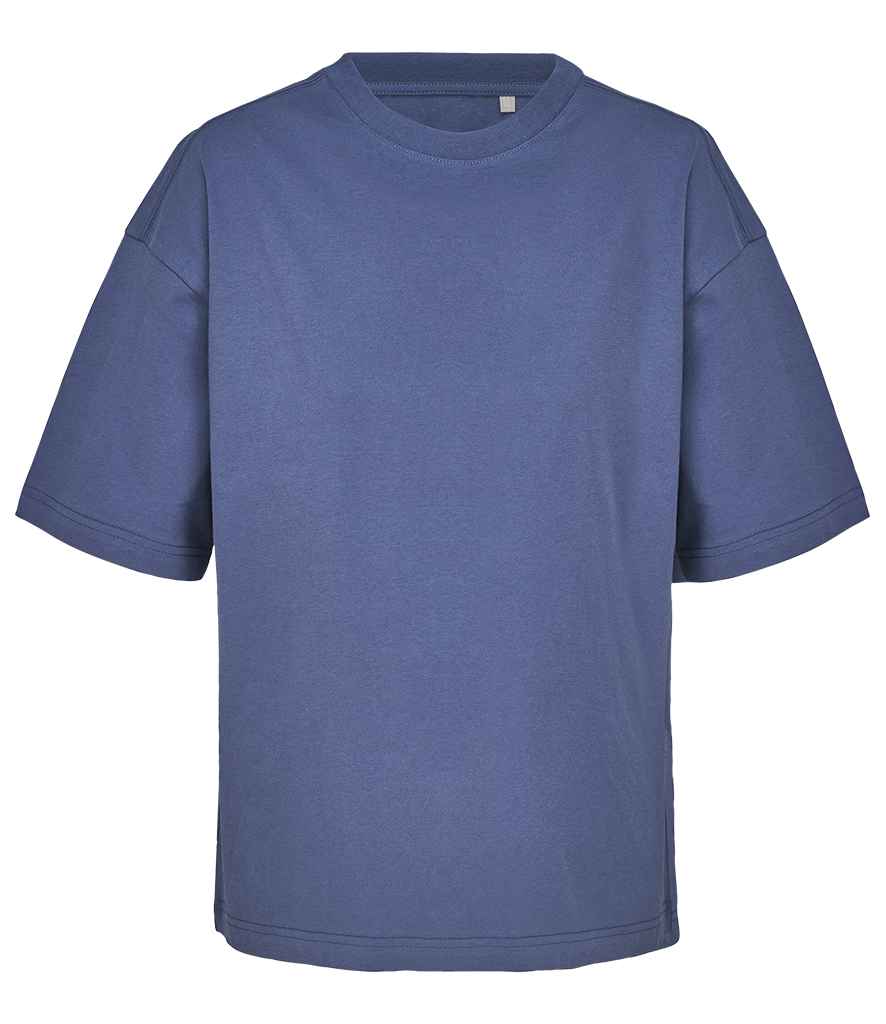 SOL'S Ladies Boxy Oversized Organic T-Shirt in Denim, front view