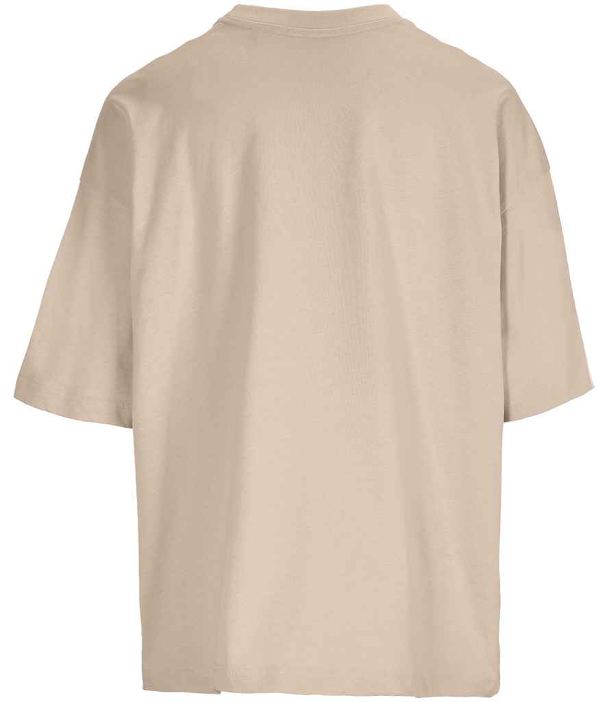 SOL'S Ladies Boxy Oversized Organic T-Shirt in Linen, back view