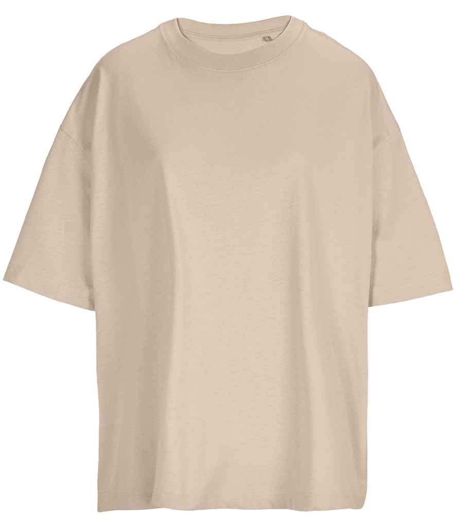 SOL'S Ladies Boxy Oversized Organic T-Shirt in Linen, front view