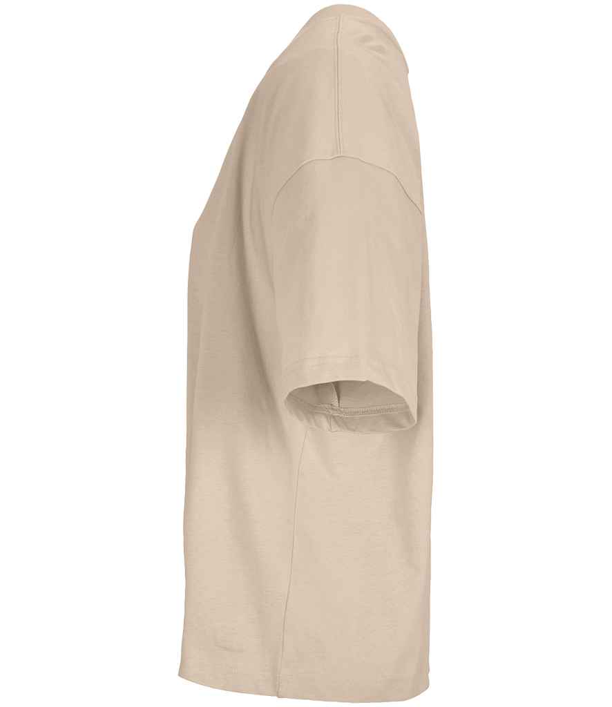SOL'S Ladies Boxy Oversized Organic T-Shirt in Linen, side view