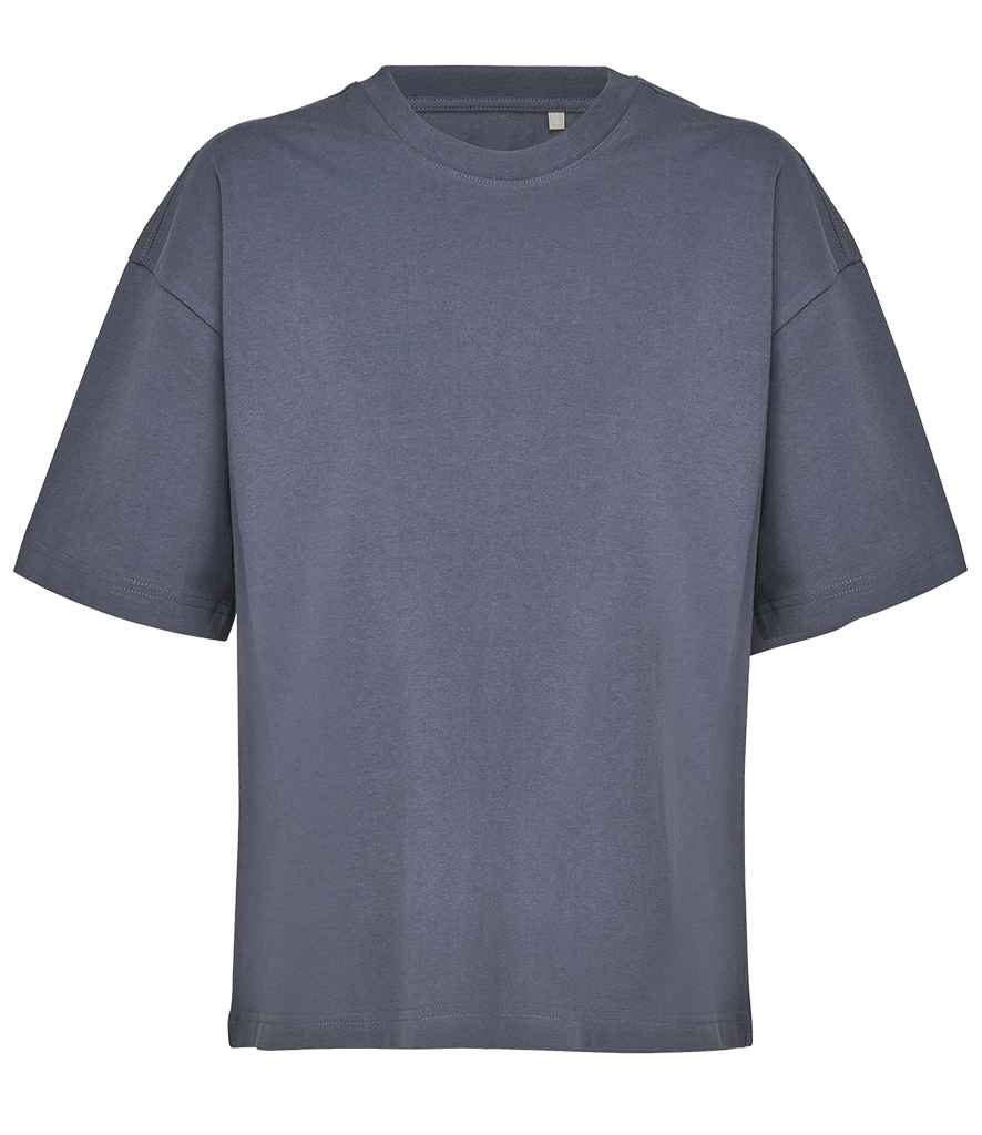 SOL'S Ladies Boxy Oversized Organic T-Shirt in Mouse Grey, front view