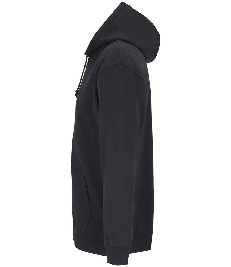 SOL'S Unisex Carter Full Zip Hoodie in Black, side view