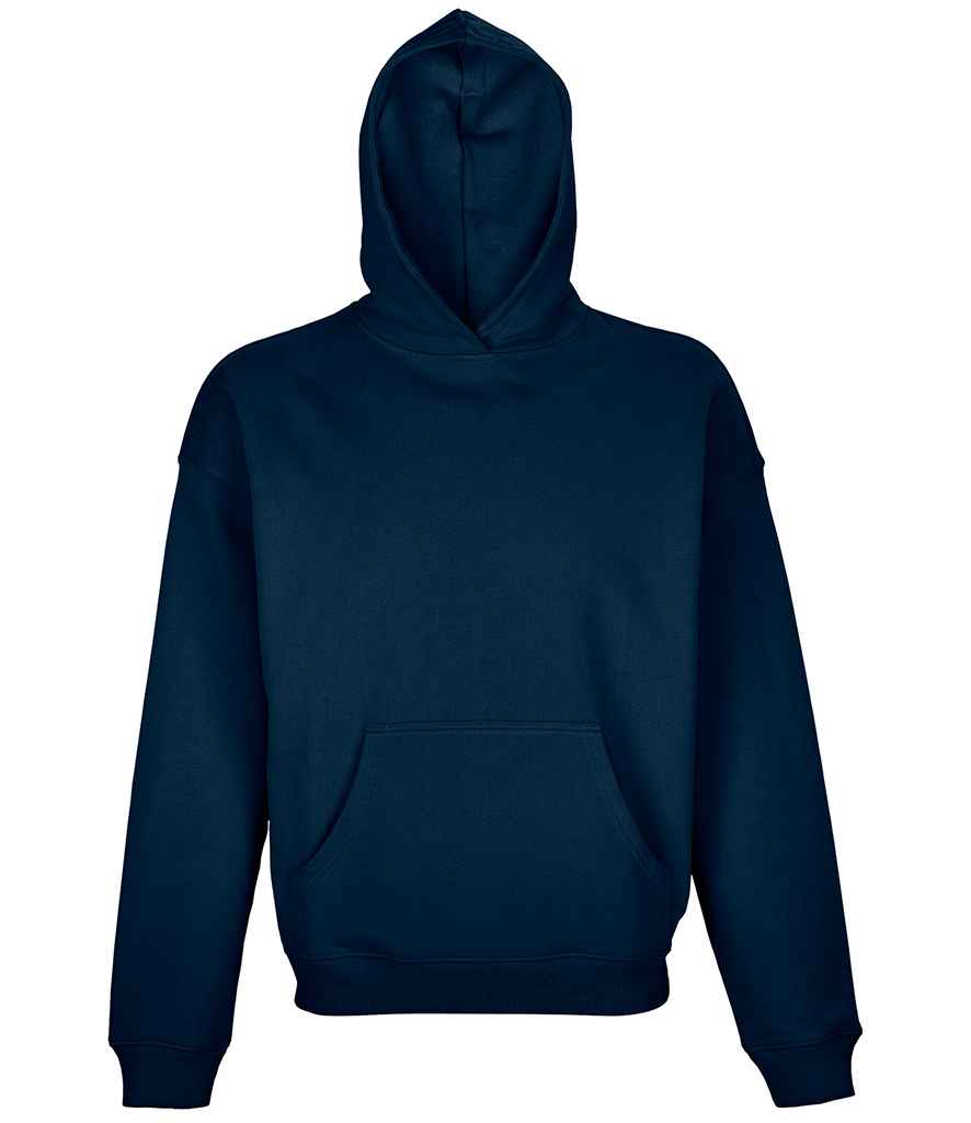 SOL'S Unisex Connor Oversized Hoodie in French Navy, front view