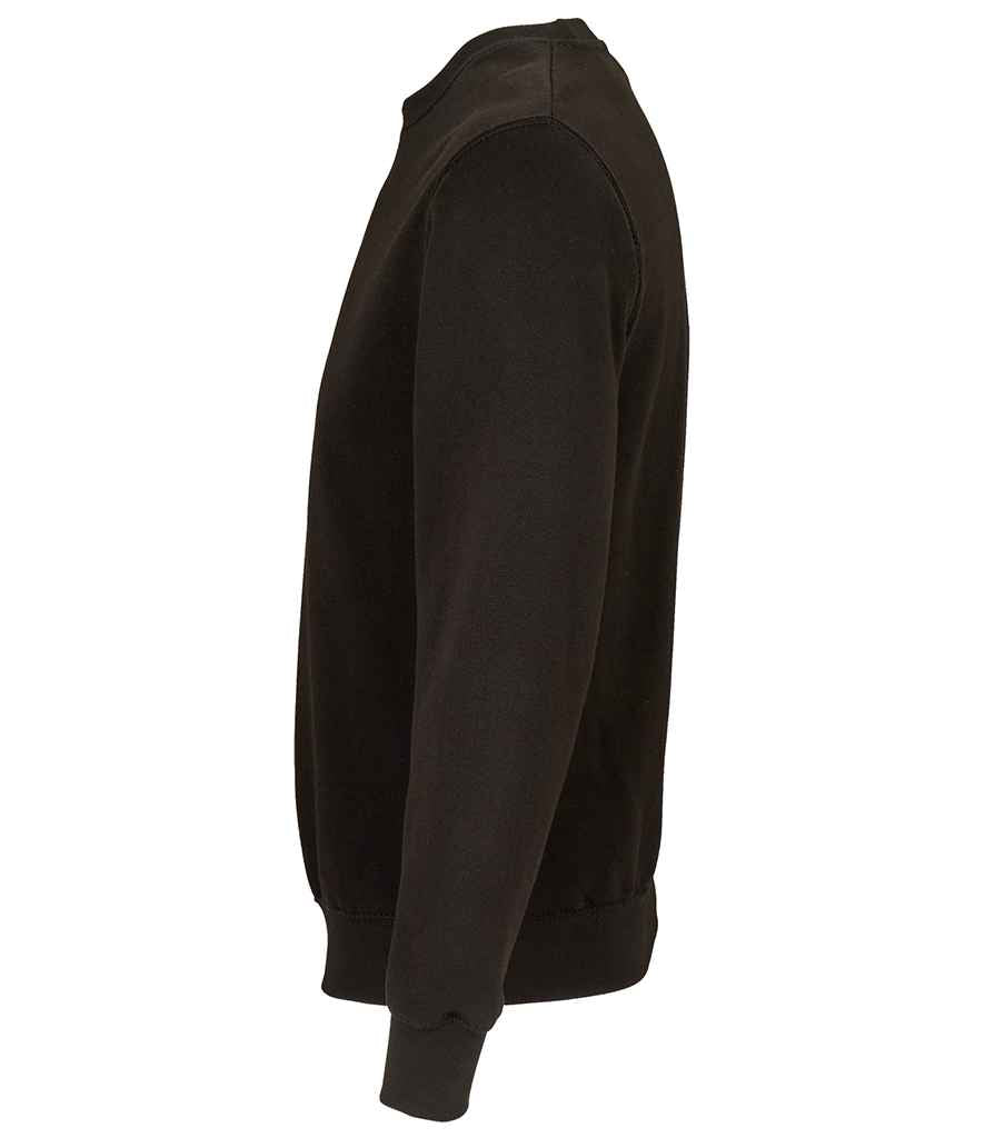 SOL'S Unisex Columbia Sweatshirt in Black, side view