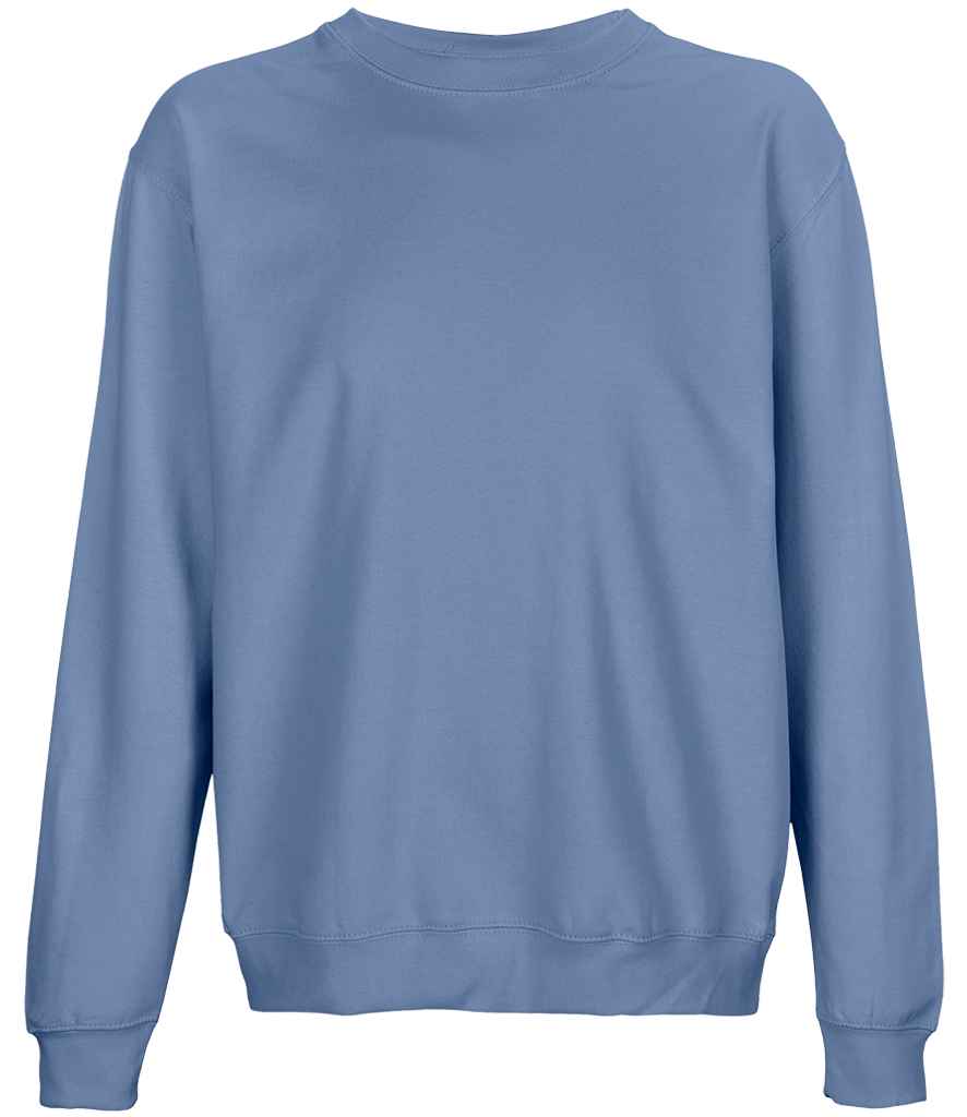 SOL'S Unisex Columbia Sweatshirt in Blue, front view