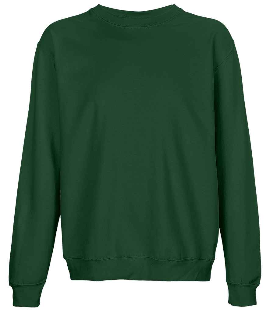 SOL'S Unisex Columbia Sweatshirt in Bottle Green, front view