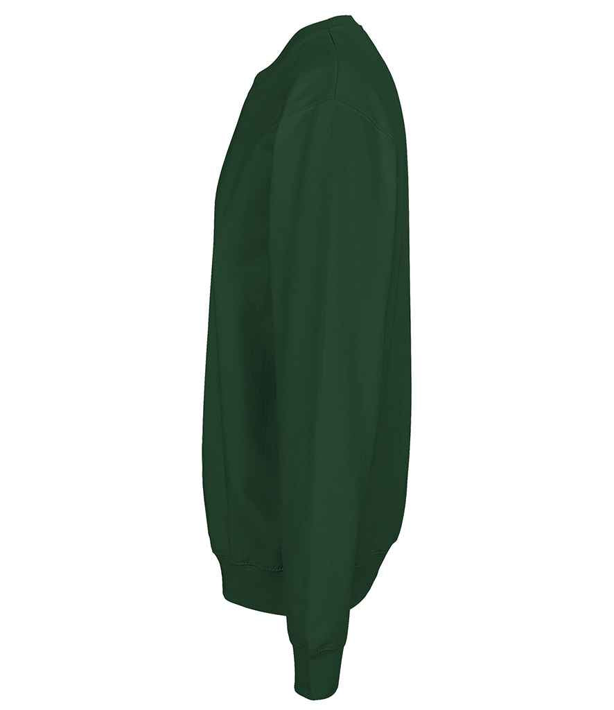 SOL'S Unisex Columbia Sweatshirt in Bottle Green, side view