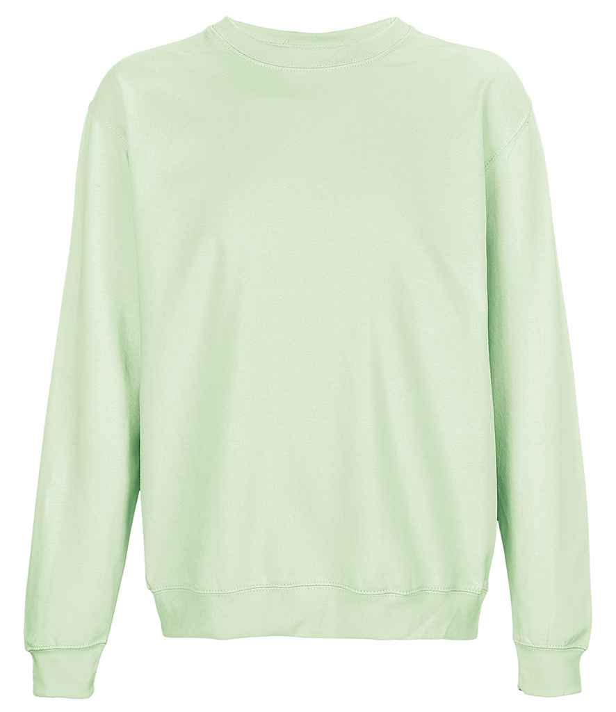SOL'S Unisex Columbia Sweatshirt in Creamy Green, front view
