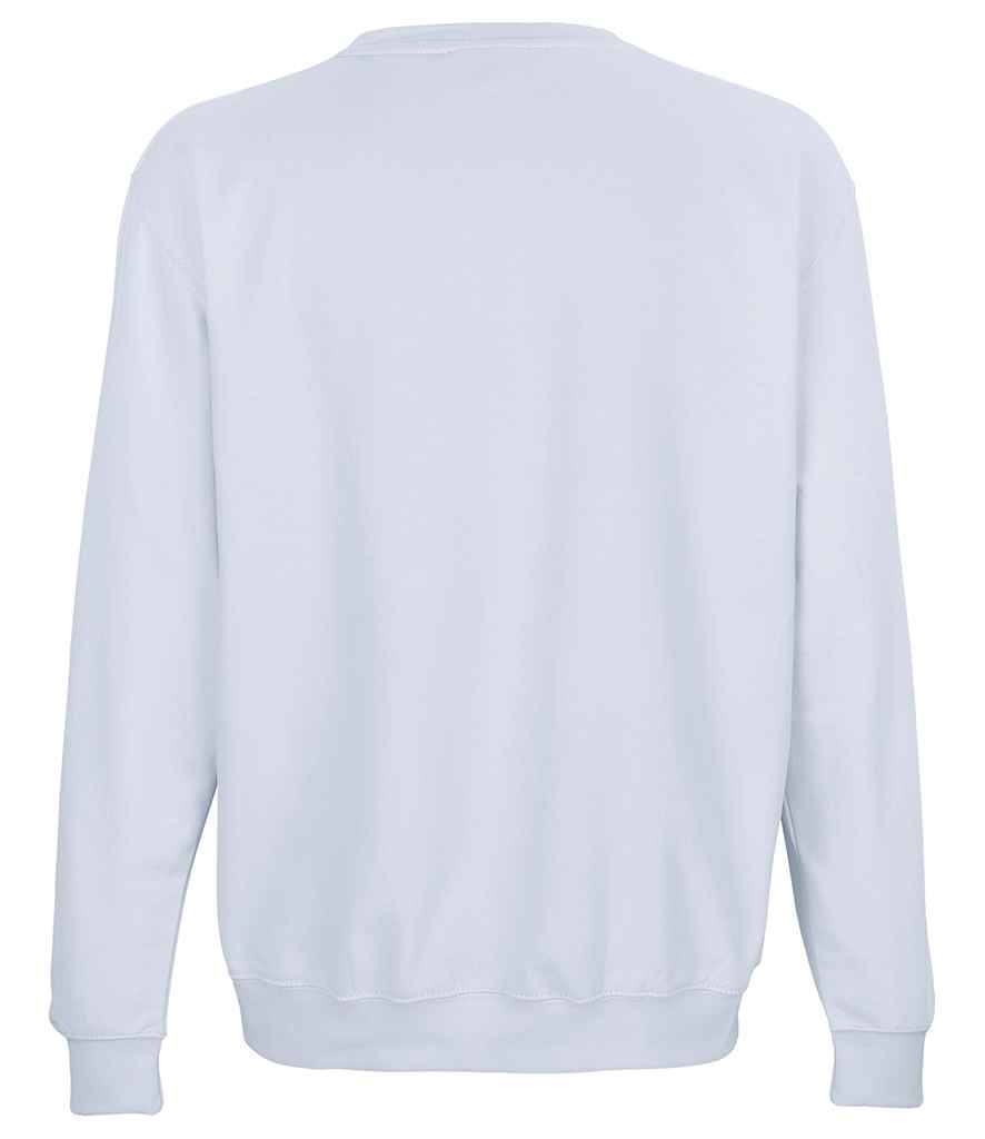 SOL'S Unisex Columbia Sweatshirt in Creamy Blue, back view