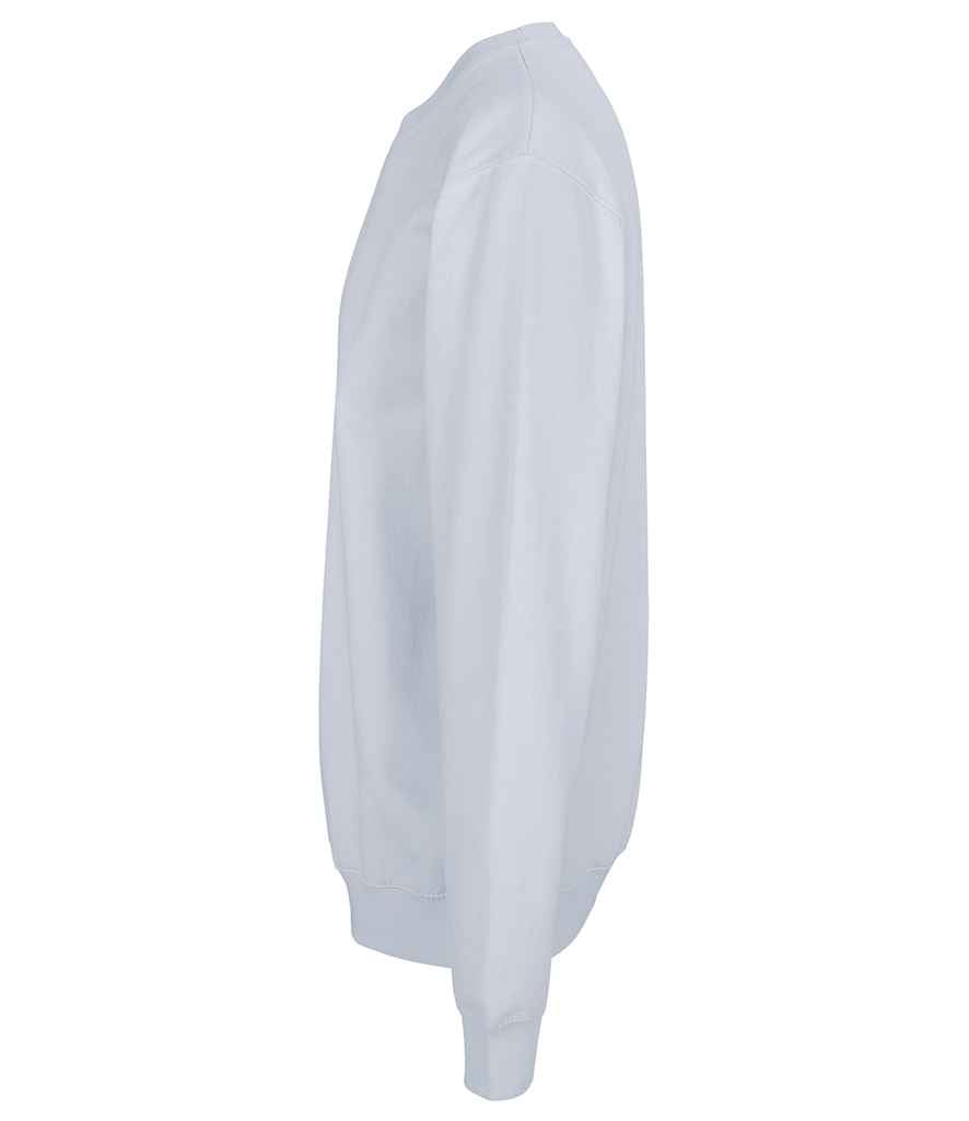 SOL'S Unisex Columbia Sweatshirt in Creamy Blue, side view