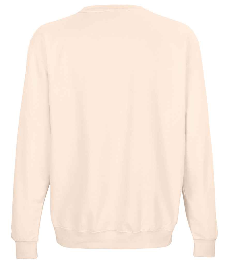 SOL'S Unisex Columbia Sweatshirt in Creamy Pink, back view