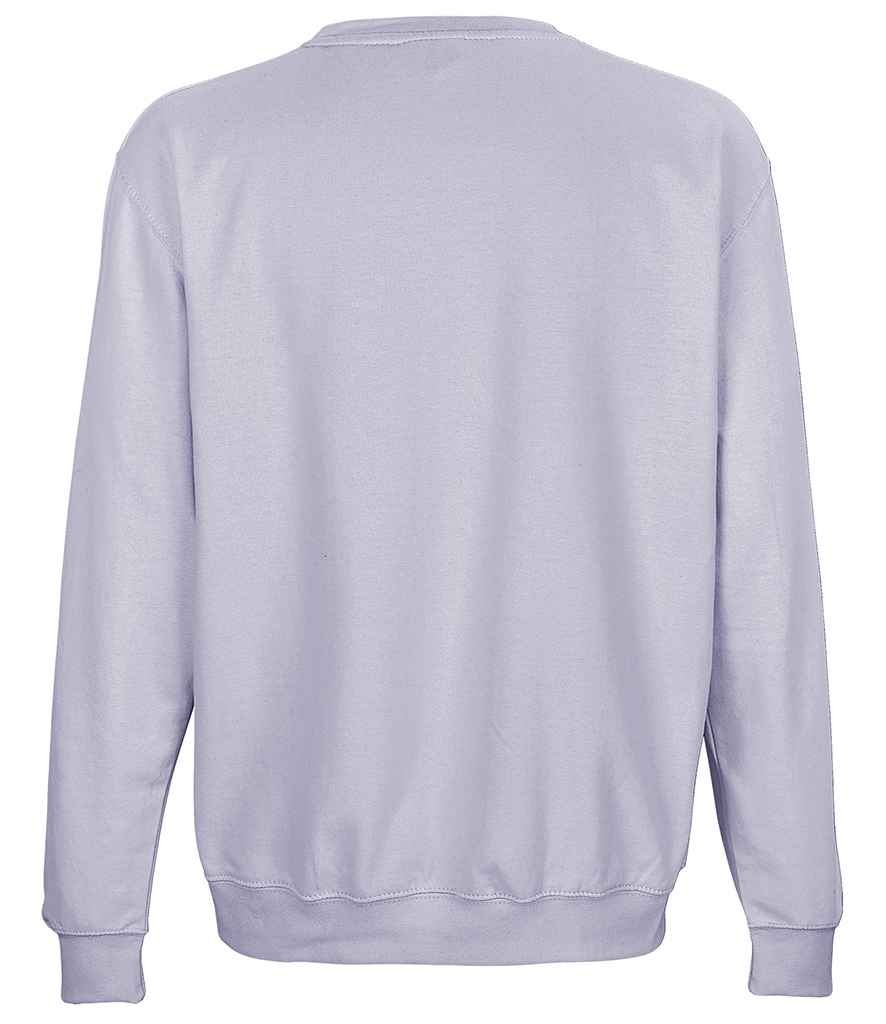 SOL'S Unisex Columbia Sweatshirt in Lilac, back view