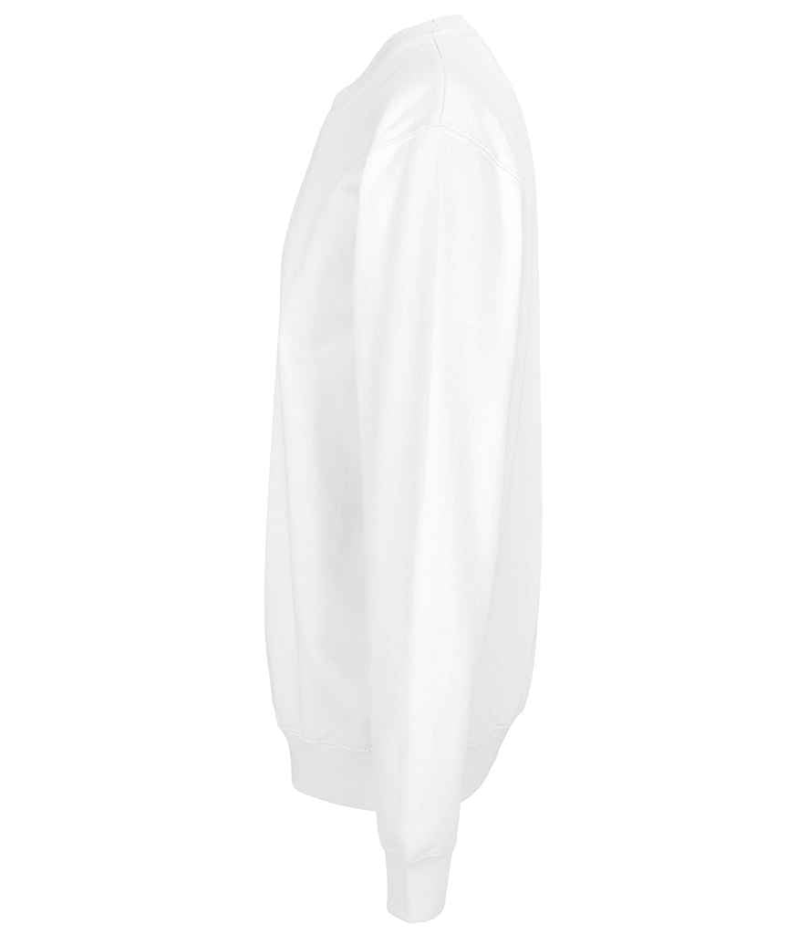 SOL'S Unisex Columbia Sweatshirt in White, side view