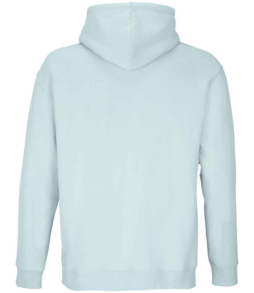 SOL'S Unisex Condor Hoodie in Arctic Blue, back view