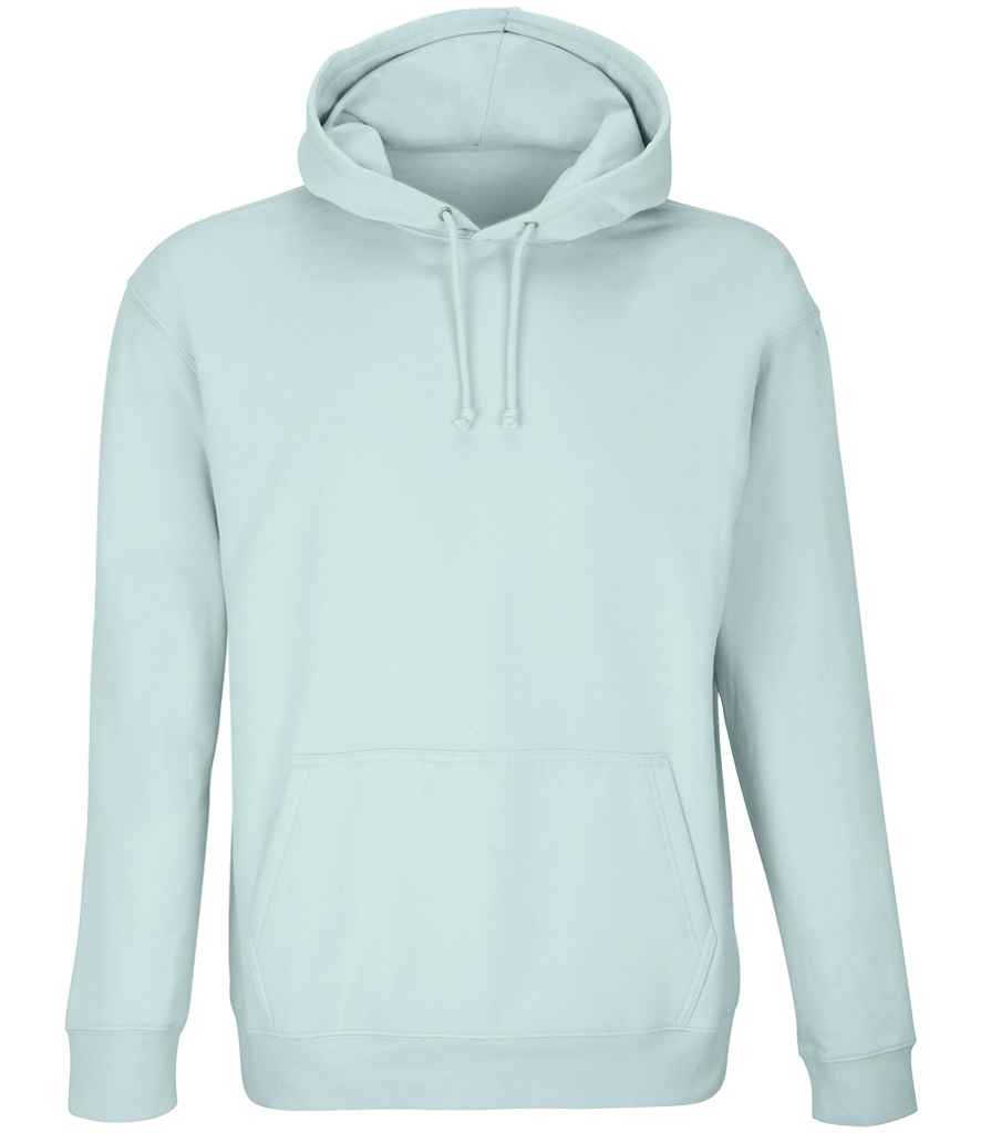 SOL'S Unisex Condor Hoodie in Arctic Blue, front view