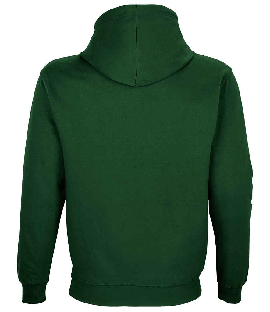 SOL'S Unisex Condor Hoodie in Bottle Green, back view
