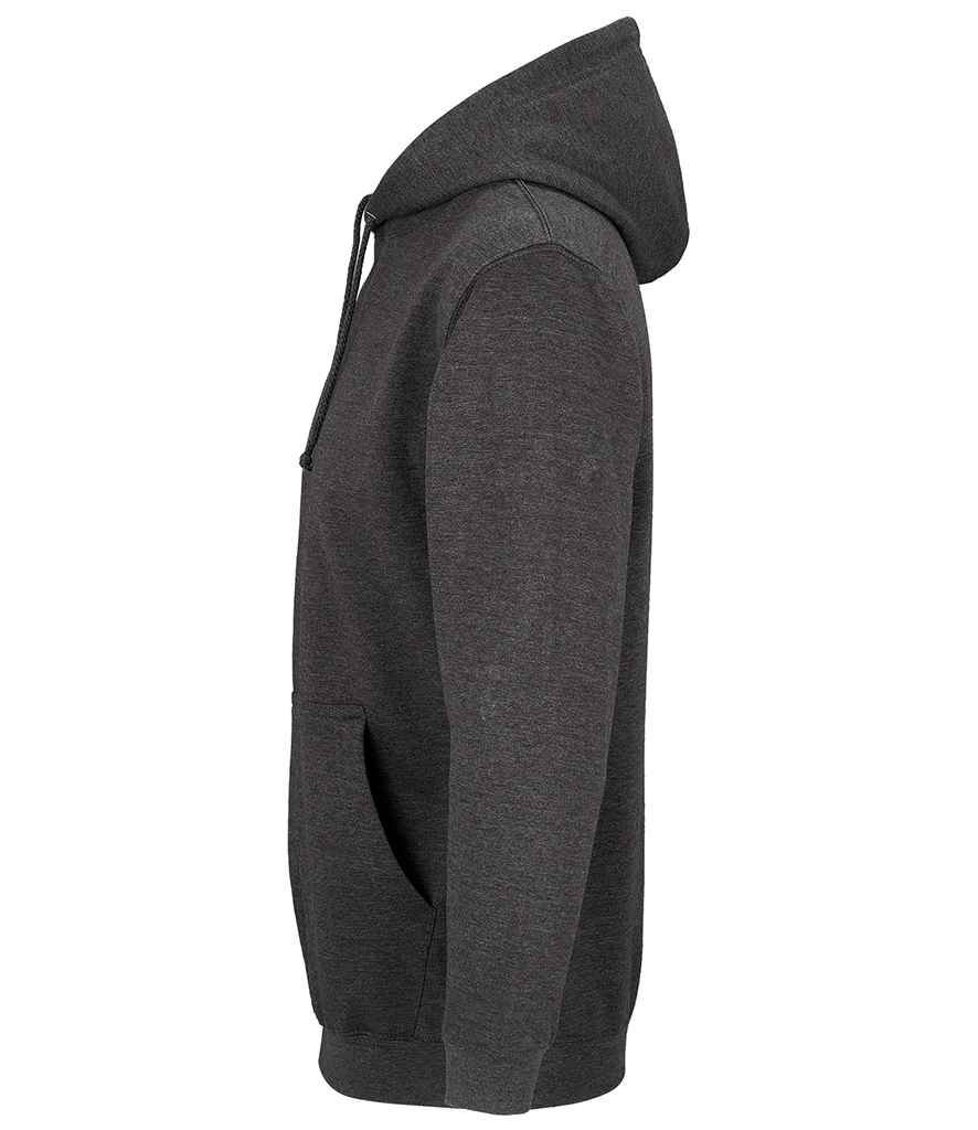 SOL'S Unisex Condor Hoodie in Charcoal Marl, side view