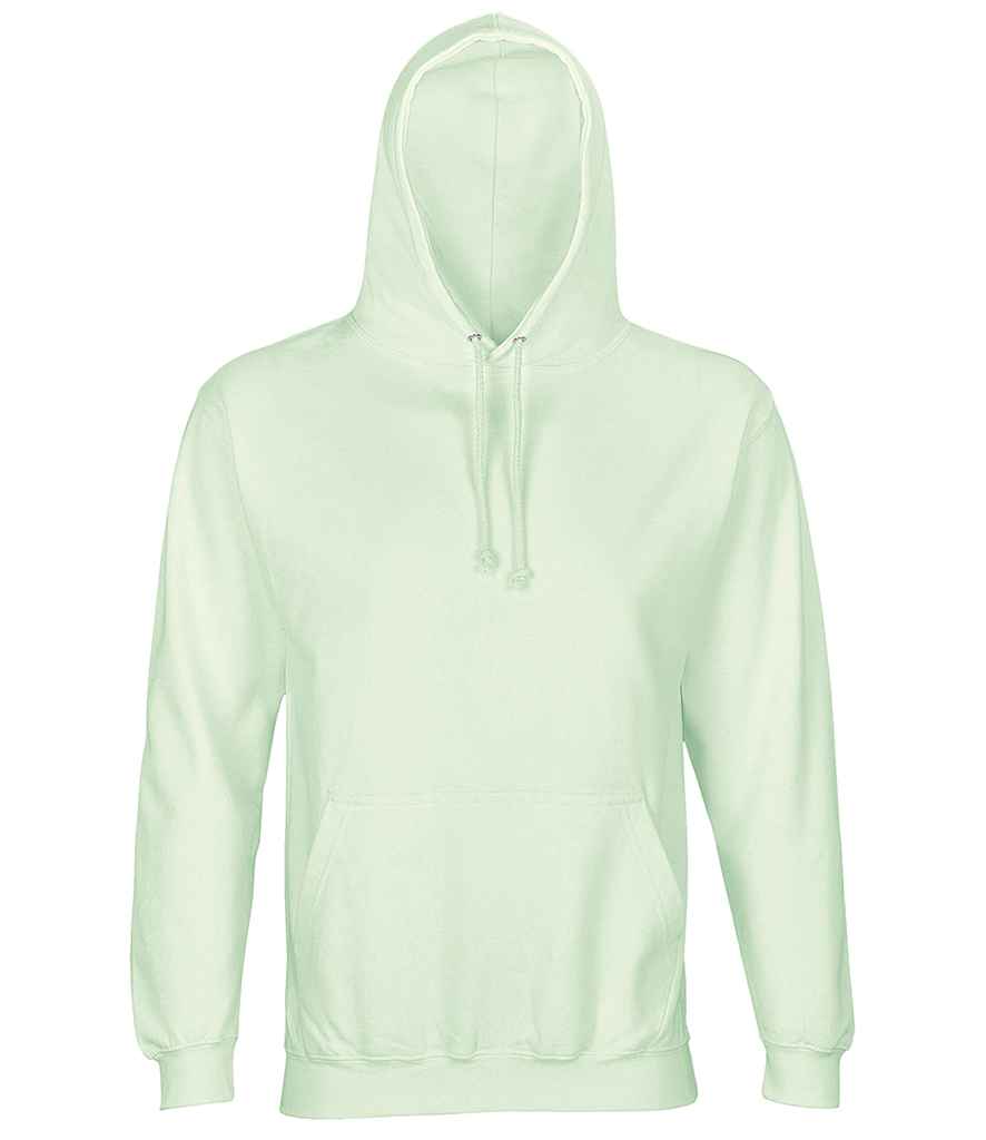 SOL'S Unisex Condor Hoodie in Creamy Green, front view