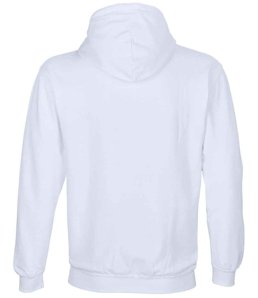 SOL'S Unisex Condor Hoodie in Creamy Blue, back view