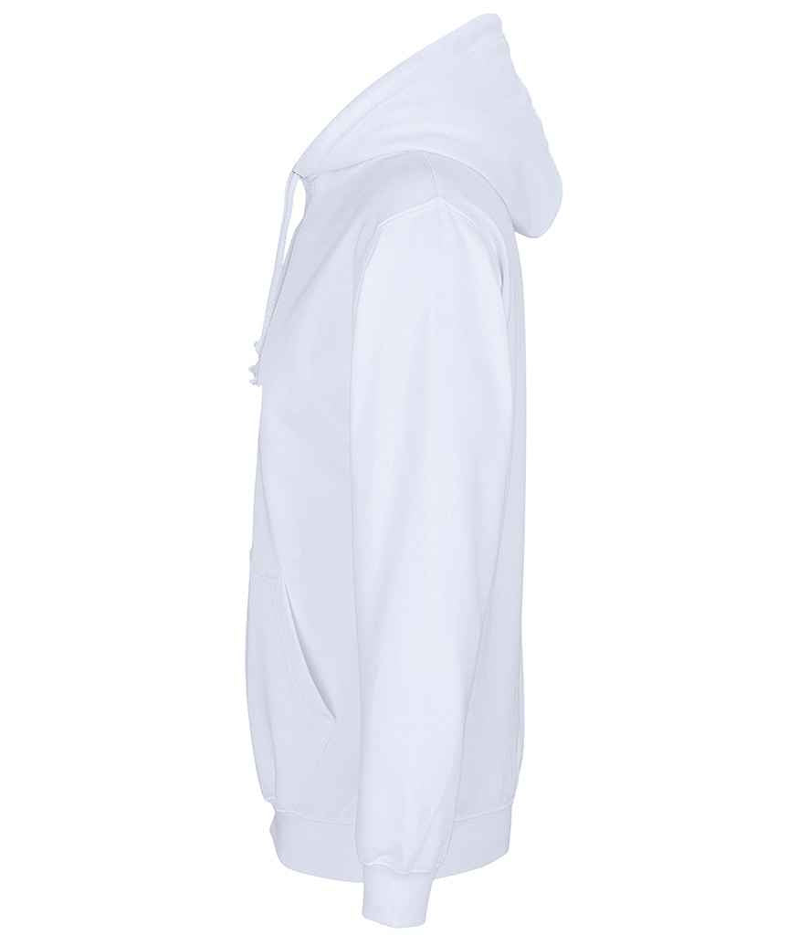 SOL'S Unisex Condor Hoodie in Creamy Blue, side view