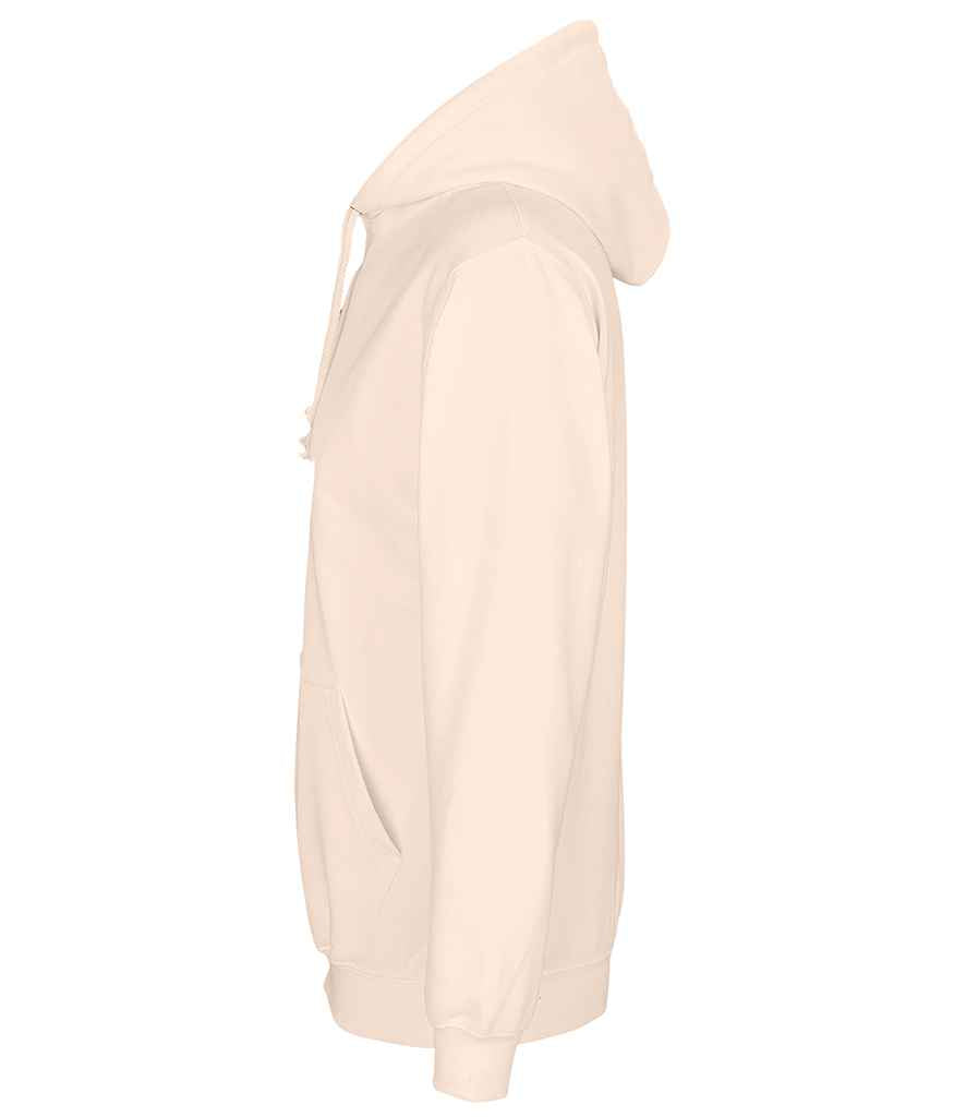 SOL'S Unisex Condor Hoodie in Creamy Pink, side view