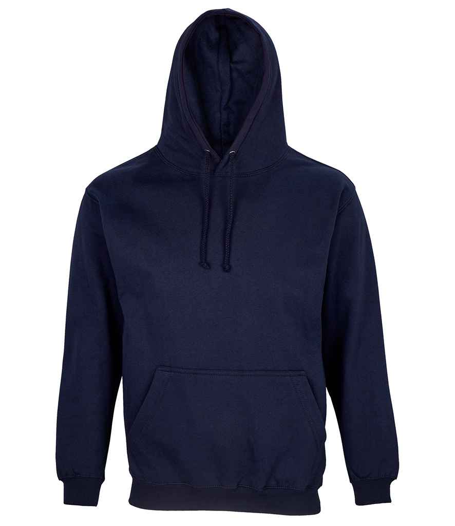 SOL'S Unisex Condor Hoodie in French Navy, front view