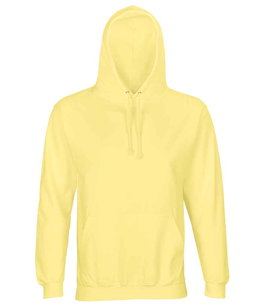 SOL'S Unisex Condor Hoodie in Light Yellow, front view