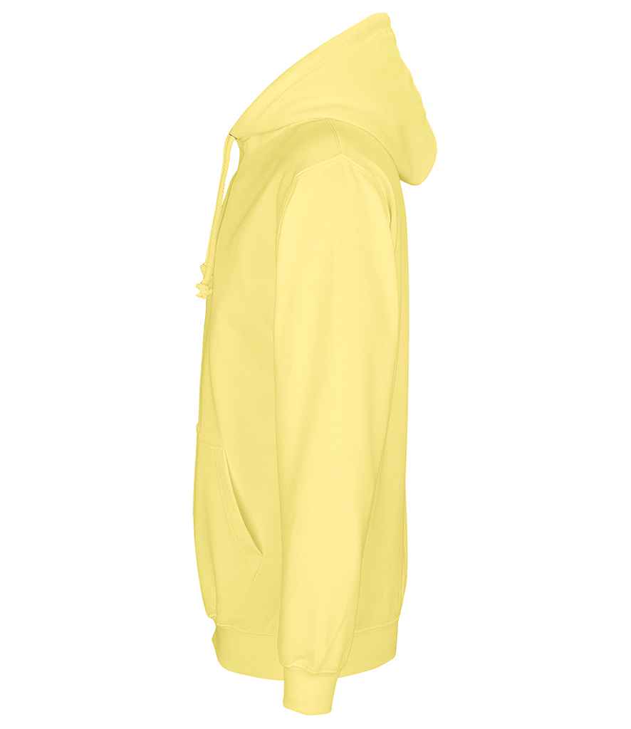 SOL'S Unisex Condor Hoodie in Light Yellow, side view