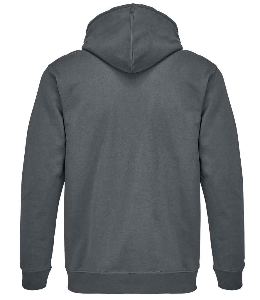 SOL'S Unisex Condor Hoodie in Mouse Grey, back view