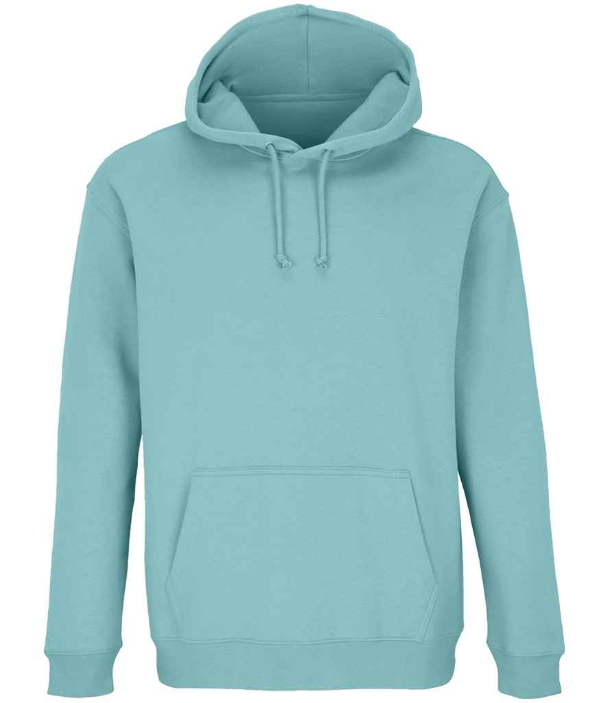 SOL'S Unisex Condor Hoodie in Pool Blue, front view