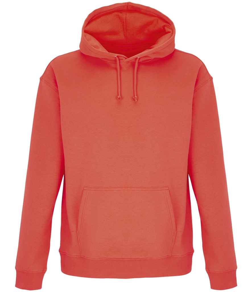 SOL'S Unisex Condor Hoodie in Pop Orange, front view