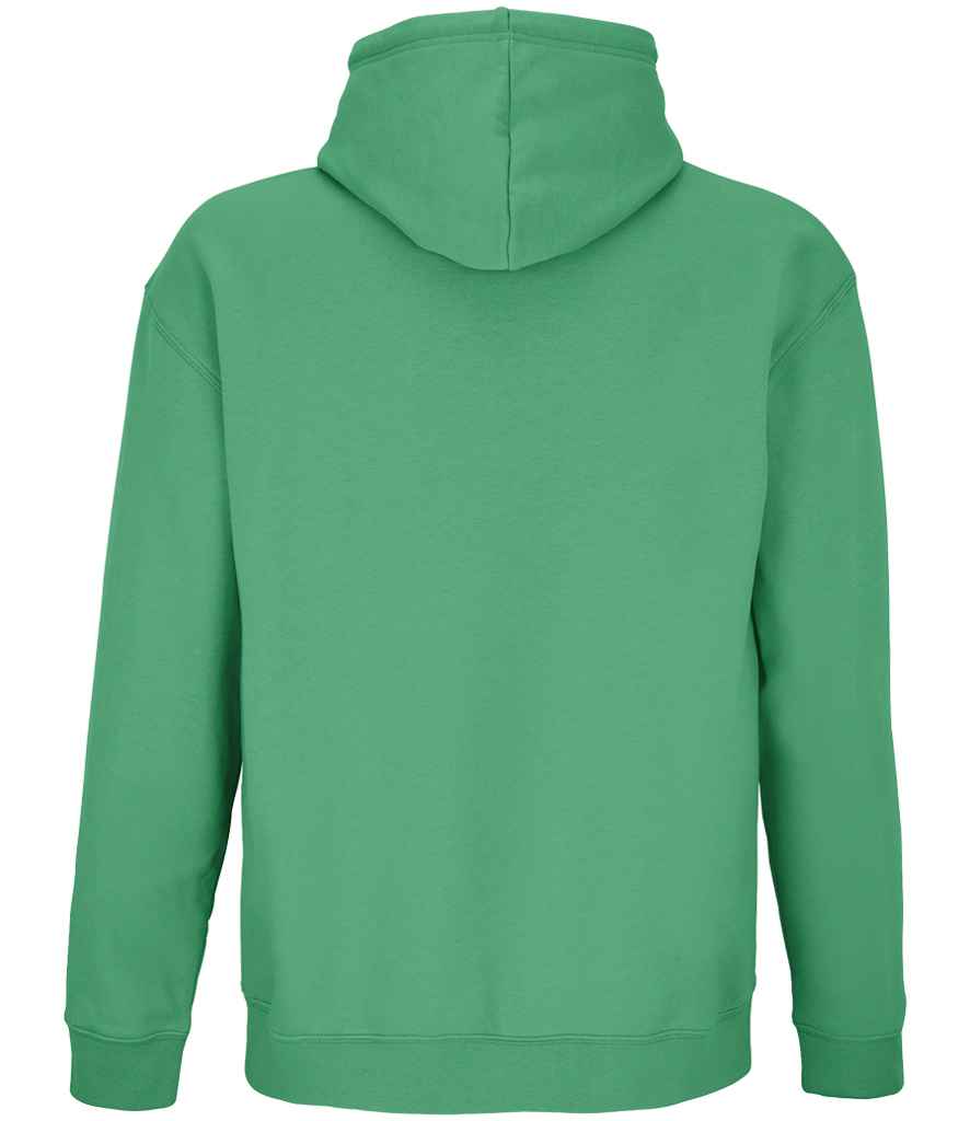 SOL'S Unisex Condor Hoodie in Spring Green, back view