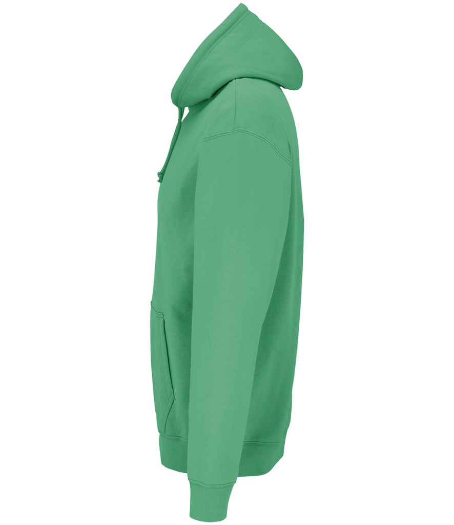 SOL'S Unisex Condor Hoodie in Spring Green, side view