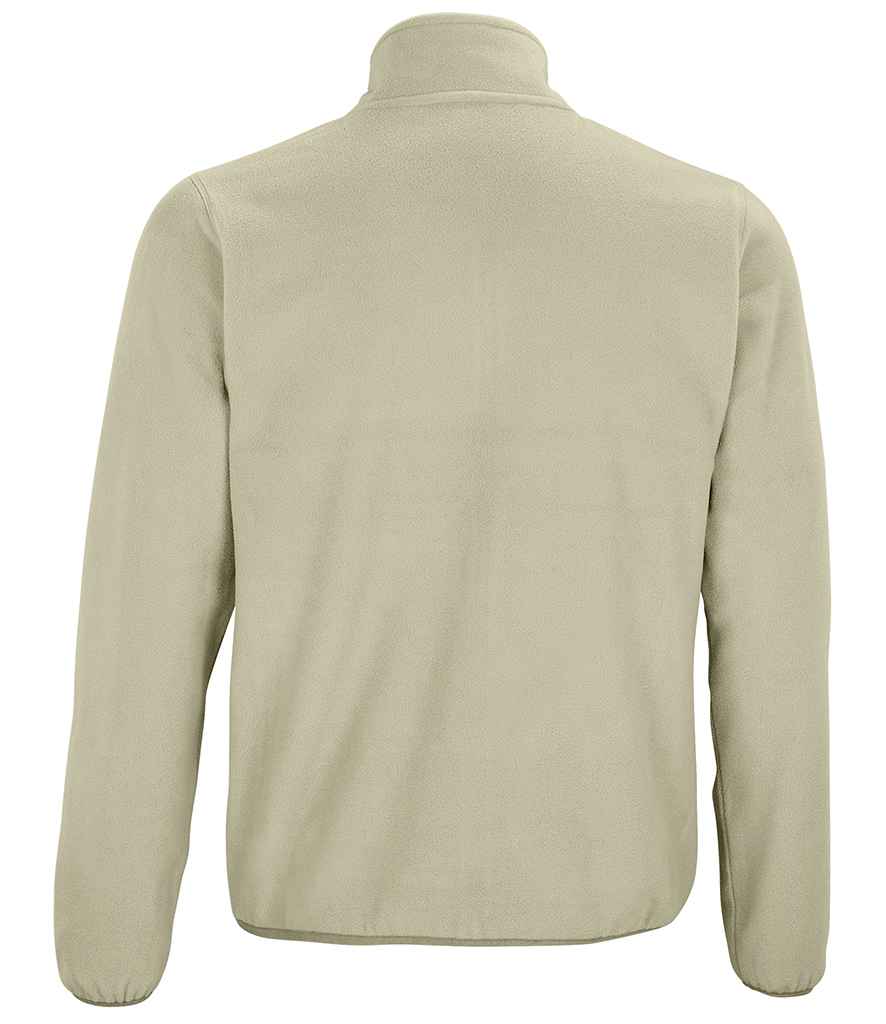SOL'S Factor Recycled Micro Fleece Jacket in Rope, back view