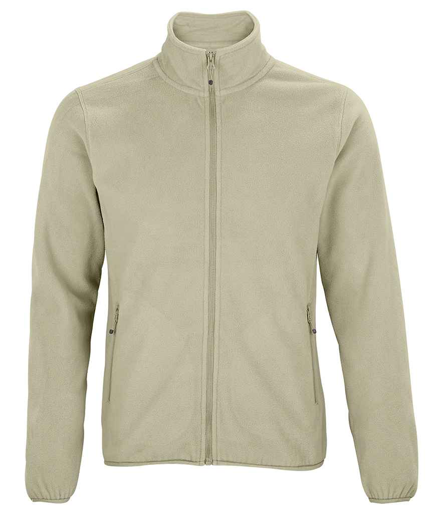 SOL'S Factor Recycled Micro Fleece Jacket in Rope, front view