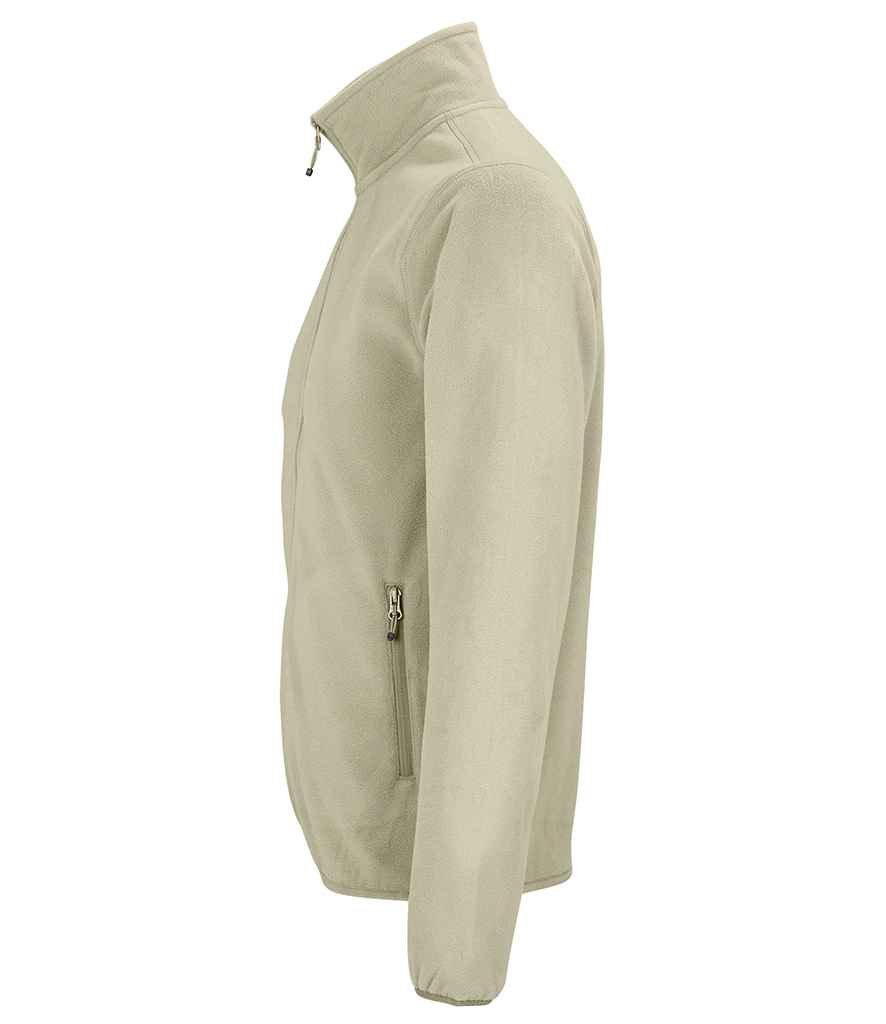 SOL'S Factor Recycled Micro Fleece Jacket in Rope, side view