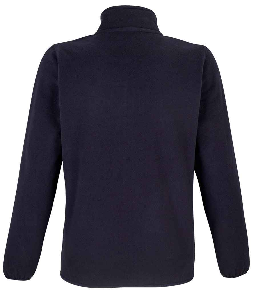 SOL'S Ladies Factor Recycled Micro Fleece Jacket in Navy, back view