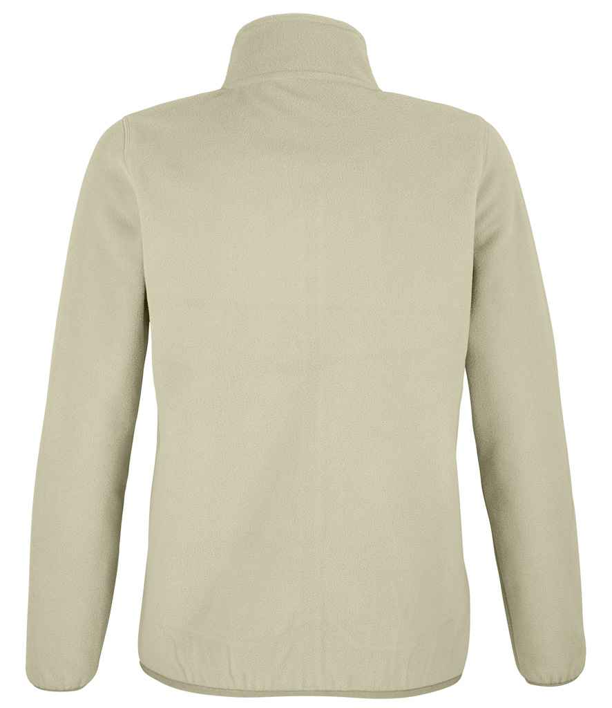 SOL'S Ladies Factor Recycled Micro Fleece Jacket in Rope, back view